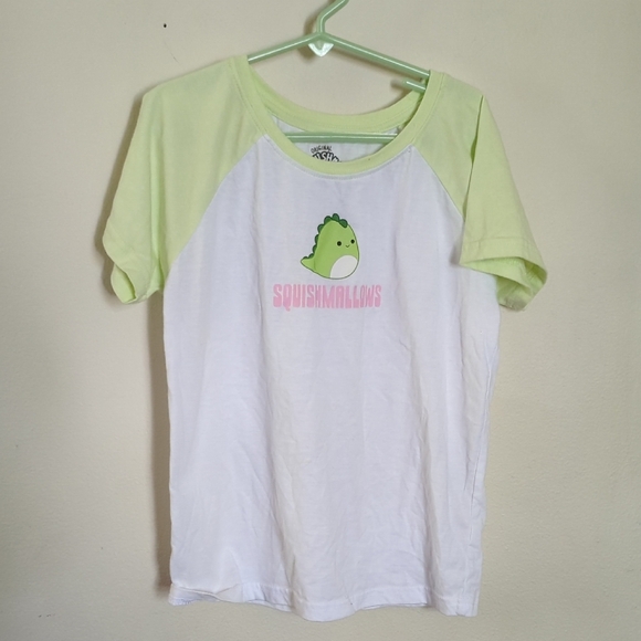 3 for $10 bundle sale! Squishmallows Danny the Dinosaur T-shirt Girls Size L - Picture 1 of 4